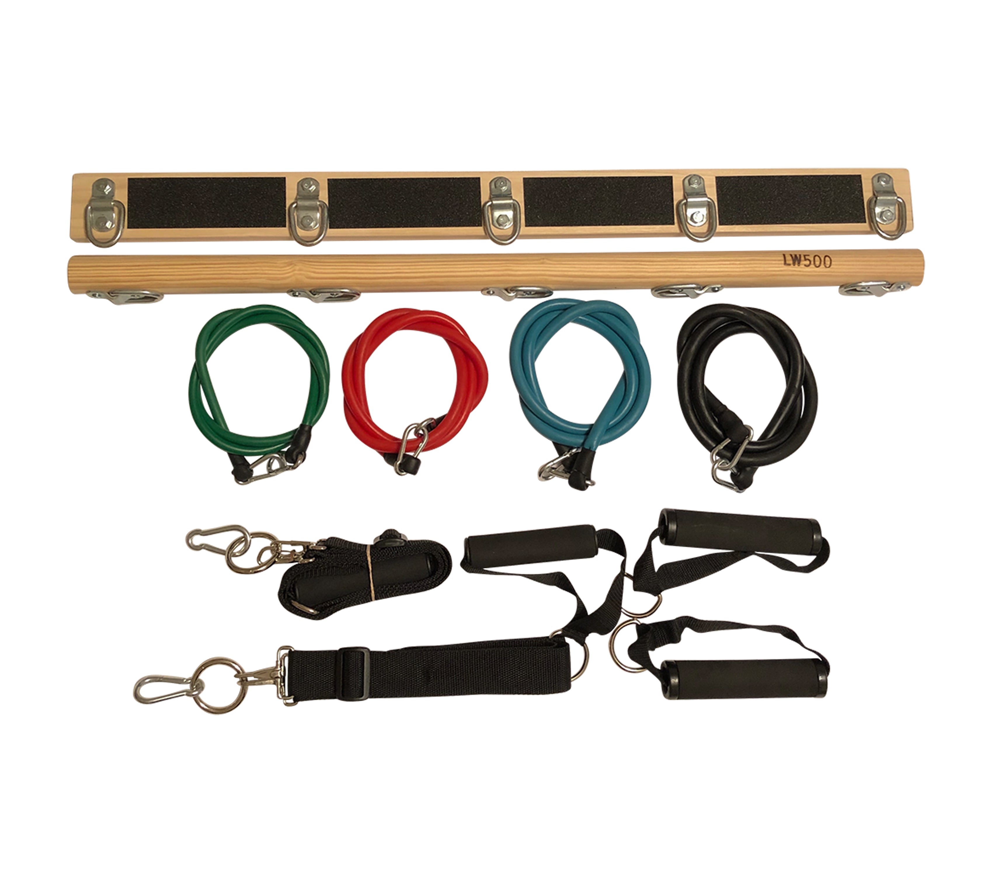 The LW500 Deluxe Combo Latch Bar Exercise Set